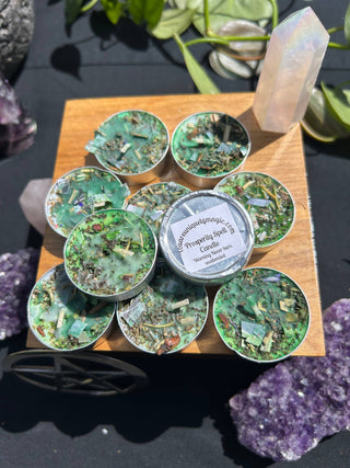 Prosperity And Wealth Tealight Spell Candles