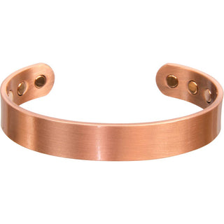 Magnetic Copper Bracelet - Smooth - Antique Copper