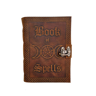 Book of Spells Leather Journal