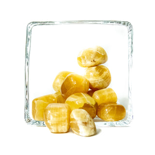 Honey Calcite Tumbled Stone