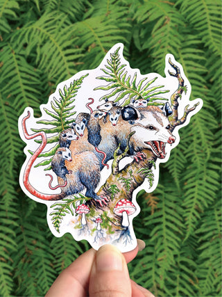 Opossum Queen - Vinyl Sticker