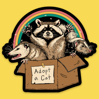 Forbidden Cats Sticker